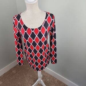 Haley And The Hound Women’s Scoop Neck Long Sleeve Top Blouse Size XS